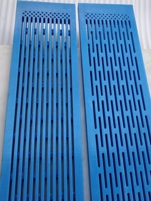 Elementi di disidratazione UHMWPE di plastica per macchine per la fabbricazione della carta Spedizione via mare o aerea