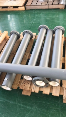 Tubo di acciaio al carbonio con rivestimento in ceramica resistente all'usura per applicazioni pesanti