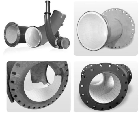Tubo/compatto in acciaio inossidabile in acciaio carbonio con rivestimento in ceramica su misura per varie industrie